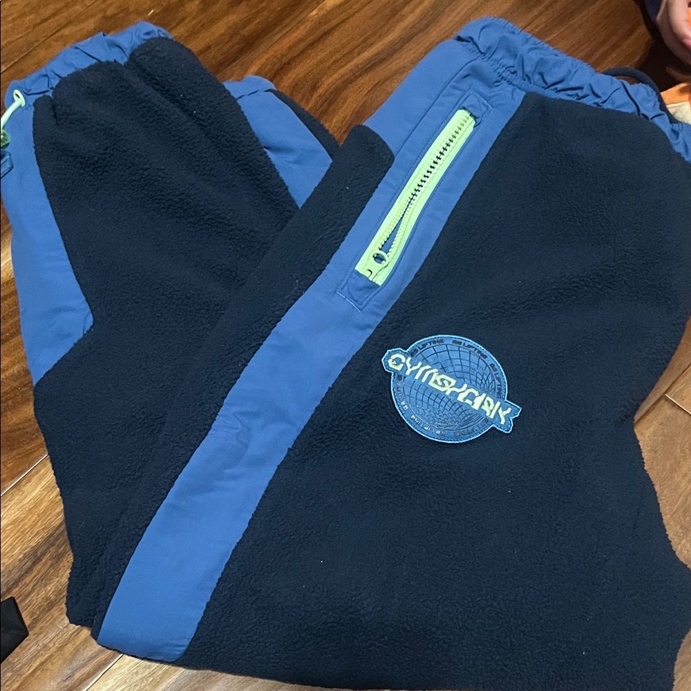 Gymshark Blue and Black Joggers